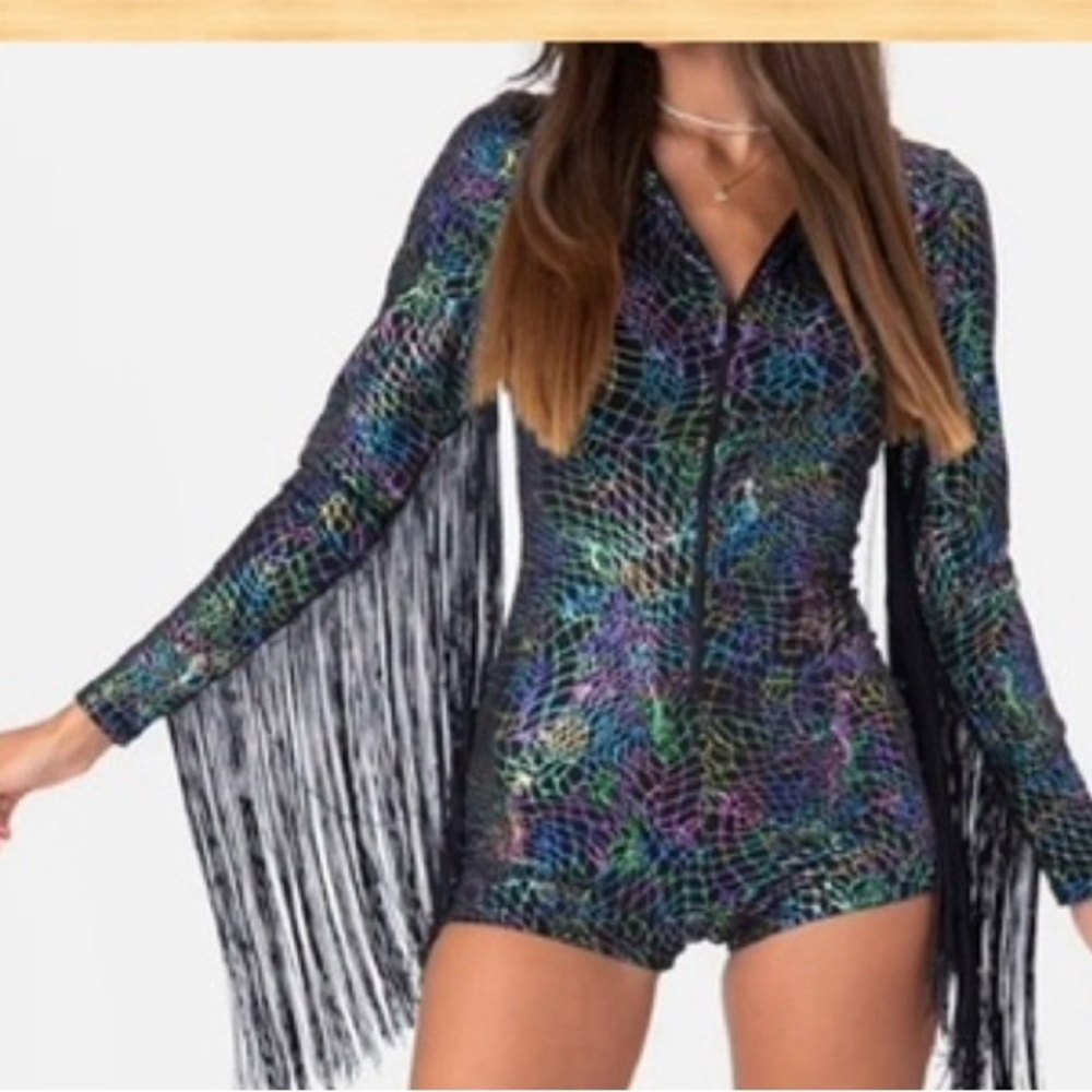 Adoka fringe jumpsuit- Women’s Large